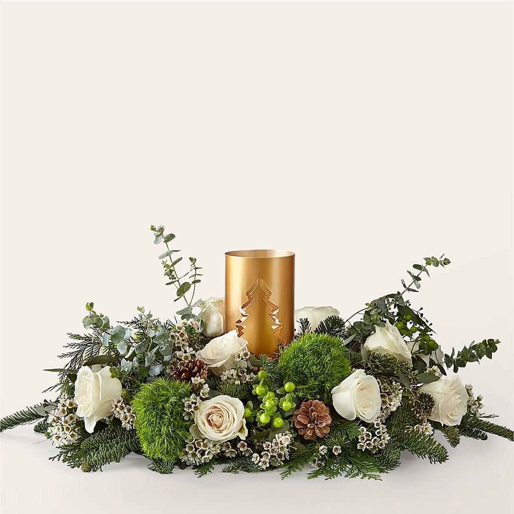 Chestnuts Roasting Centerpiece – Floral Creations, Mcadoo PA
