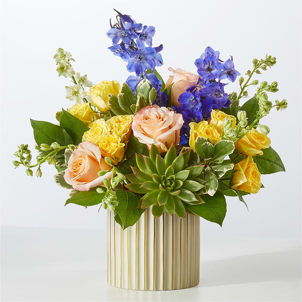 Cobalt Reverie Bouquet – Floral Creations, Mcadoo PA