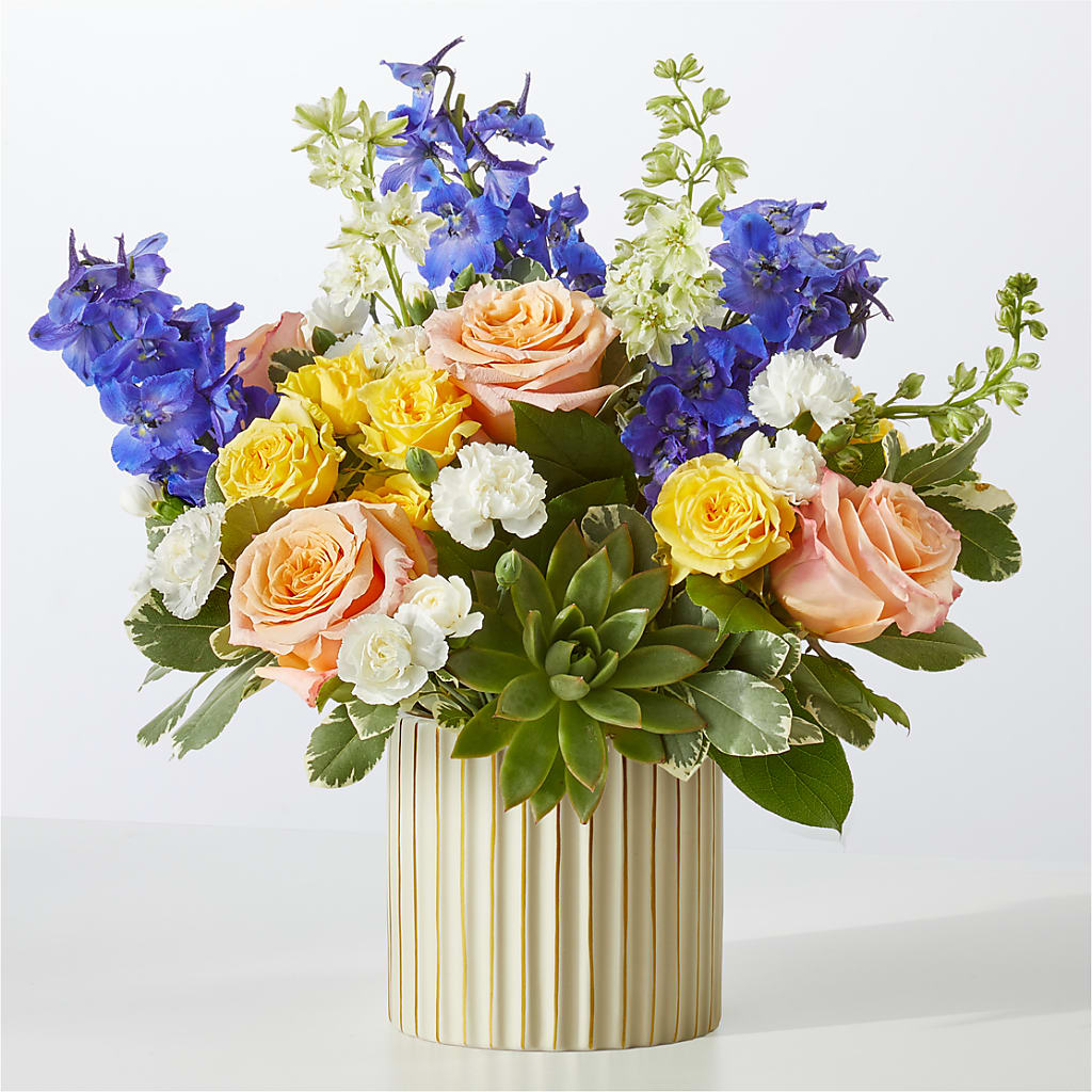 Cobalt Reverie Bouquet – Floral Creations, Mcadoo PA