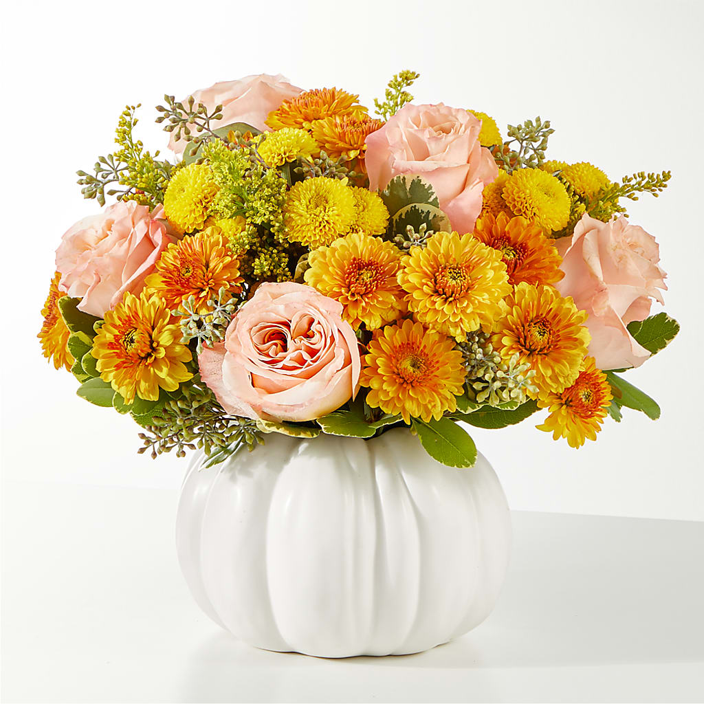 Peachy Pumpkin – Floral Creations, Mcadoo PA