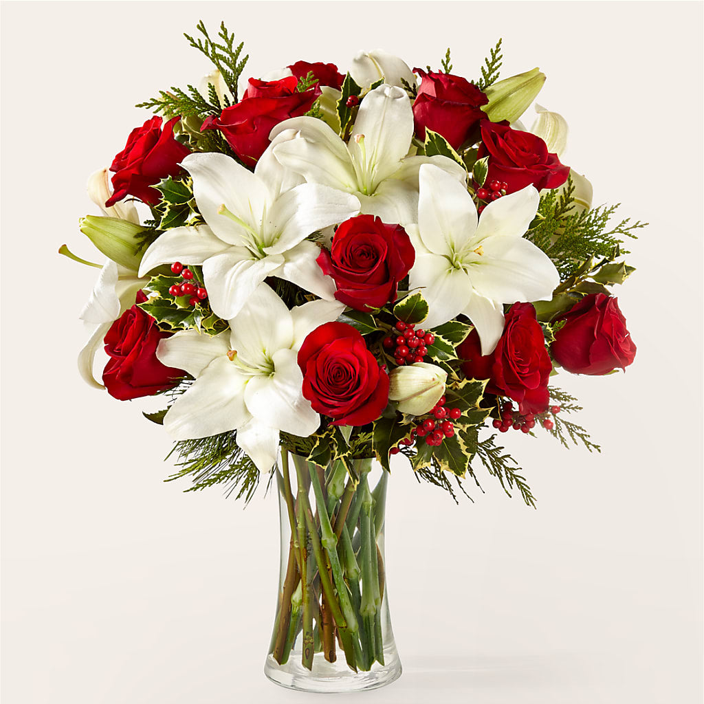 Sparkling Snowflakes Bouquet – Floral Creations, Mcadoo PA