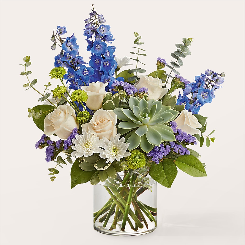 Cerulean Waves Bouquet – Floral Creations, Mcadoo PA