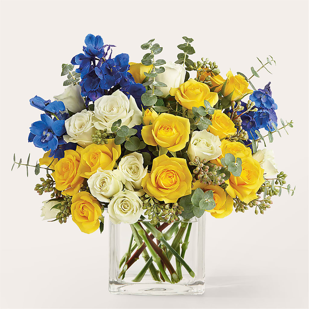 Sparkling Citrine Bouquet – Floral Creations, Mcadoo PA
