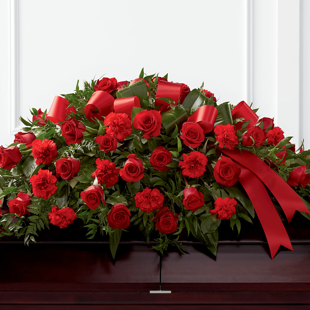 Tribute of Life Casket Spray – Floral Creations, Mcadoo PA