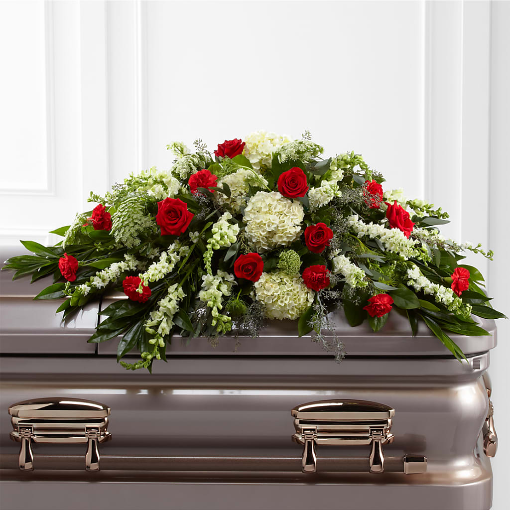 Sincerity Casket Spray – Floral Creations, Mcadoo PA