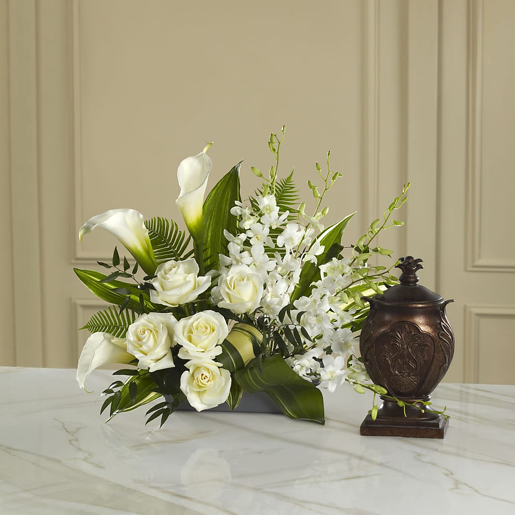 At Peace Arrangement – Floral Creations, Mcadoo PA