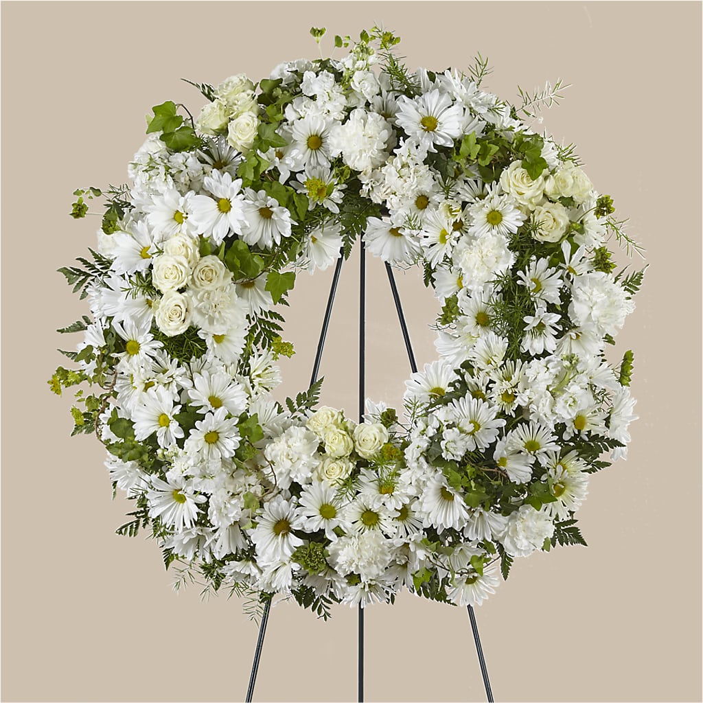 Faithful Wishes Wreath – Floral Creations, Mcadoo PA