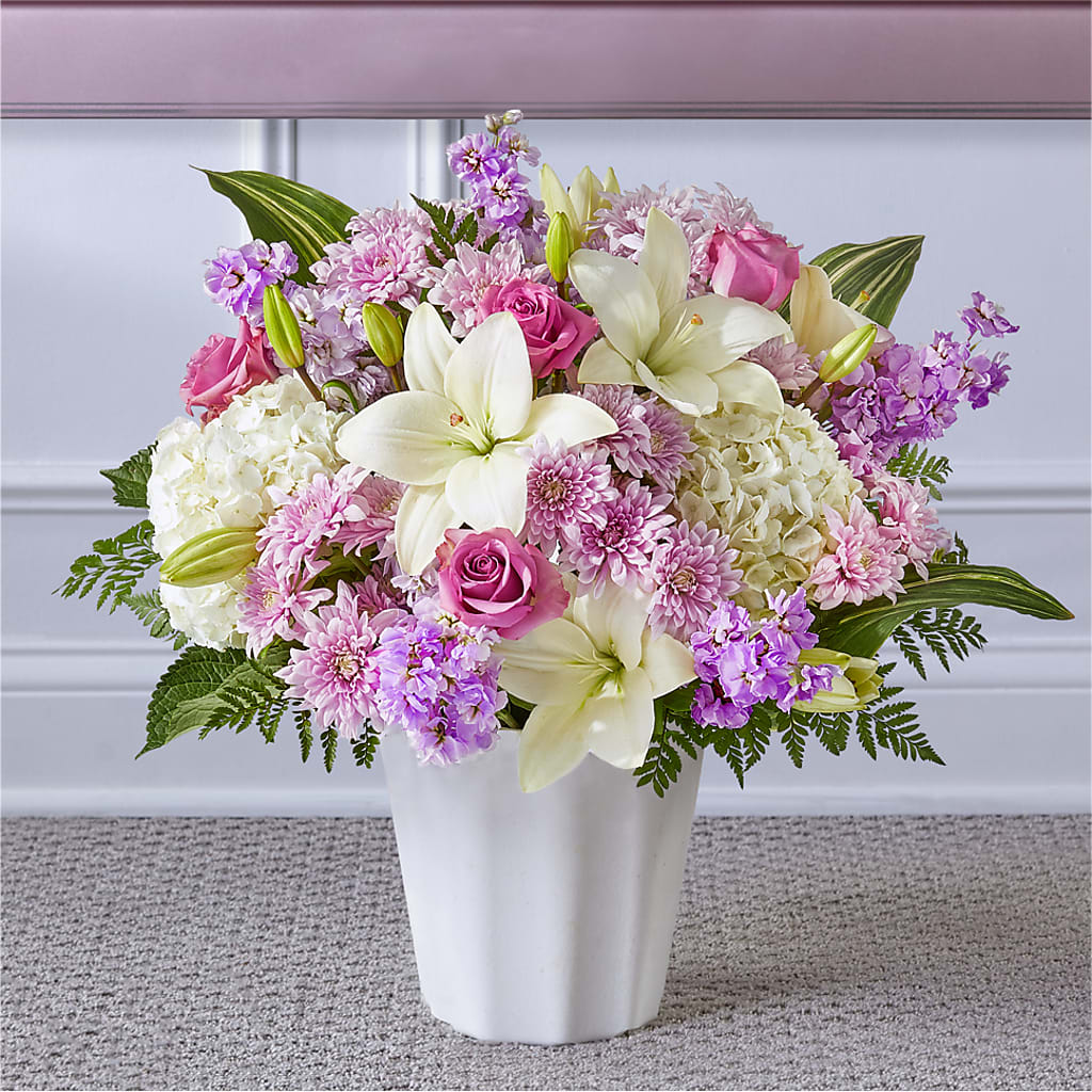 Heaven Sent Floor Basket – Floral Creations, Mcadoo PA