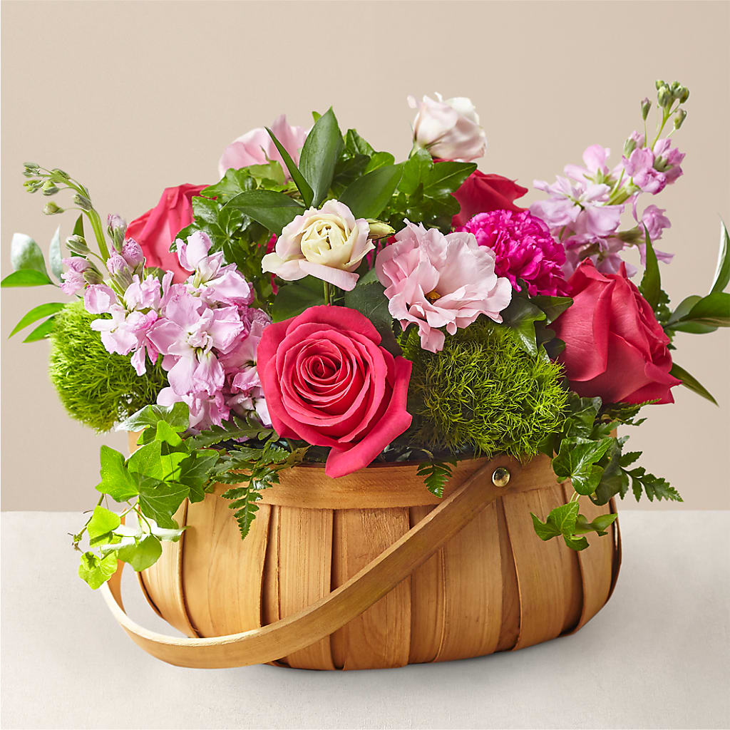Radiance in Bloom Basket – Floral Creations, Mcadoo PA