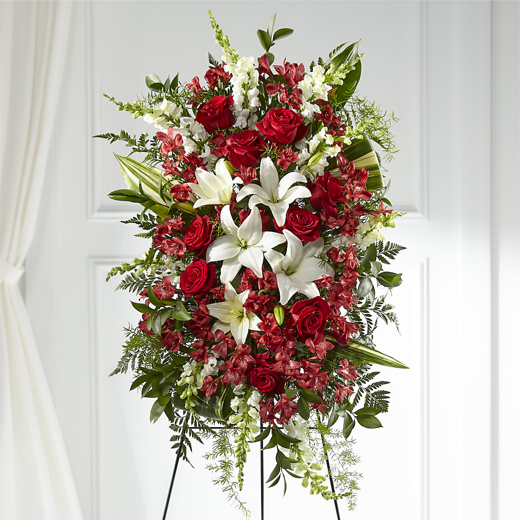 Everlasting Memory Standing Spray – Floral Creations, Mcadoo PA