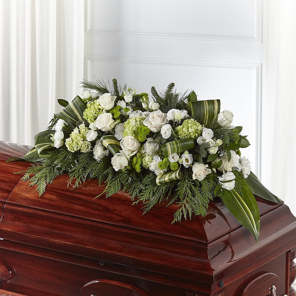 Hopeful Gesture Casket Spray – Floral Creations, Mcadoo PA