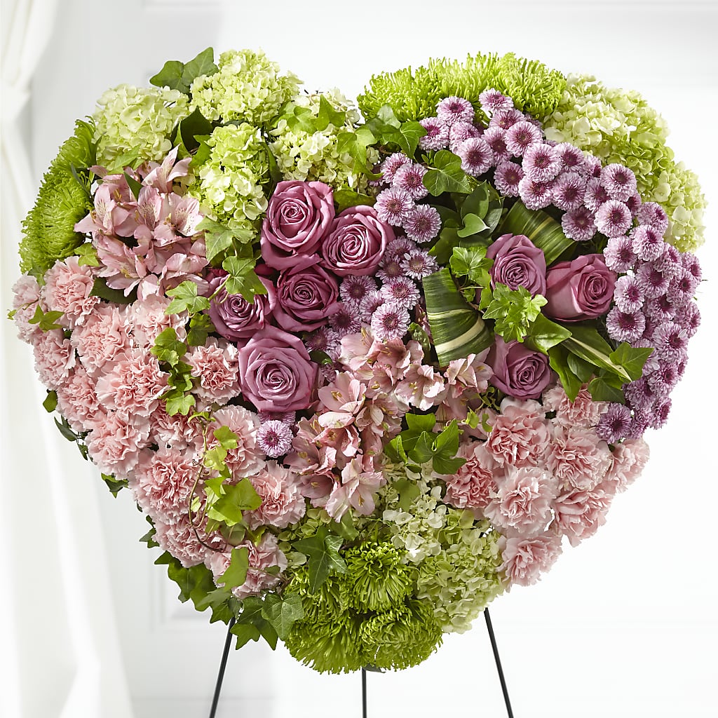 Heartwarming Standing Heart – Floral Creations, Mcadoo PA