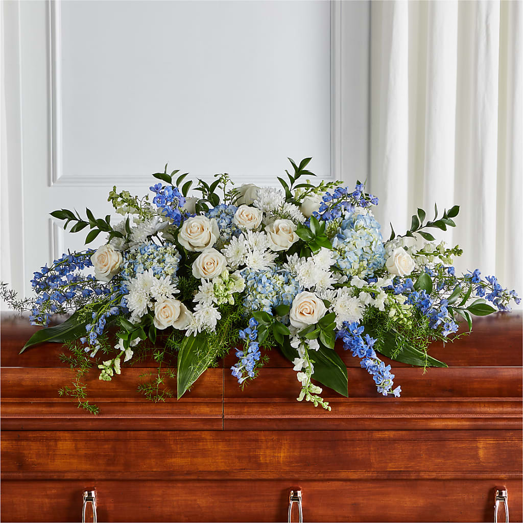 Timeless Essence Casket Spray – Floral Creations, Mcadoo PA