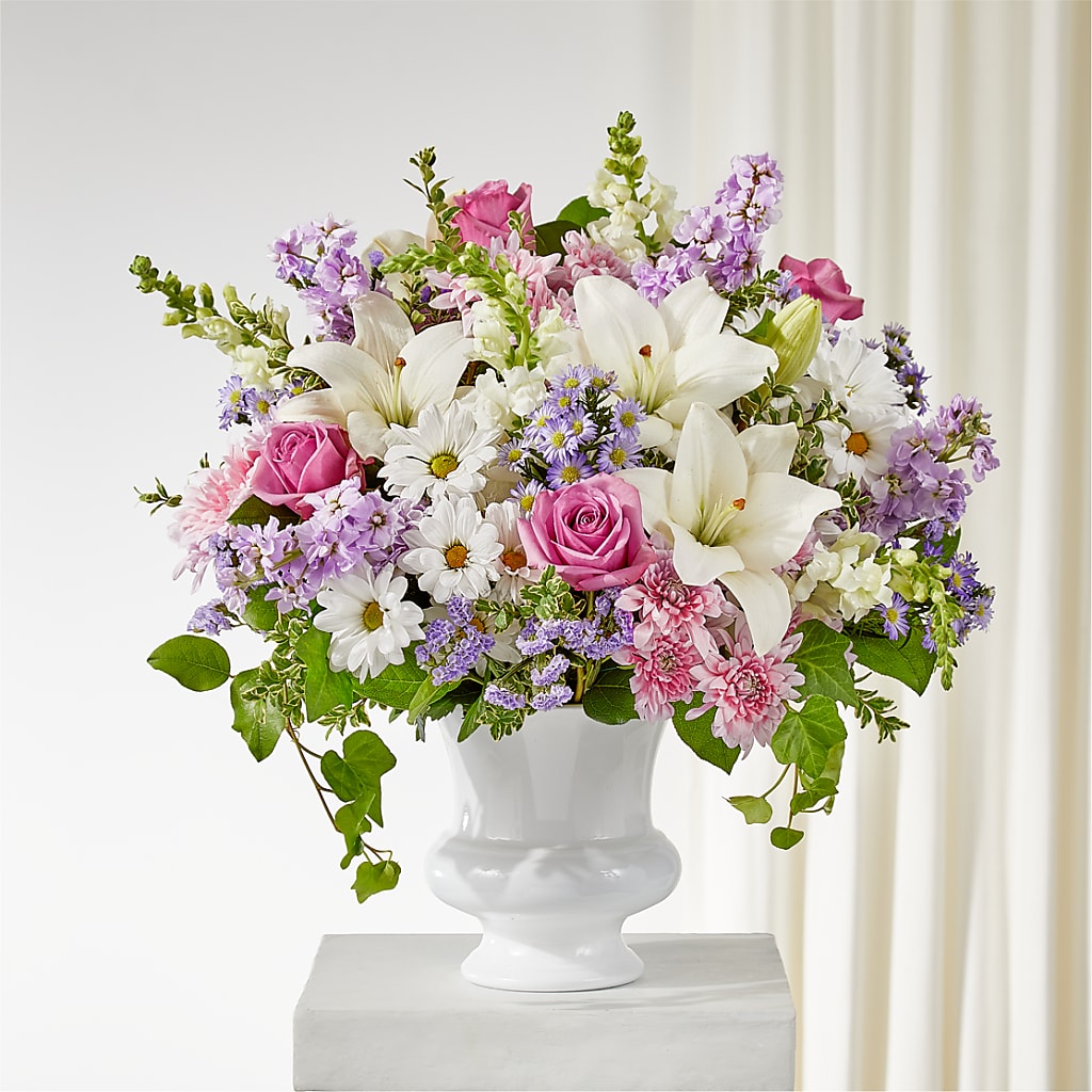 Remarkable Life Urn Arrangement – Floral Creations, Mcadoo PA