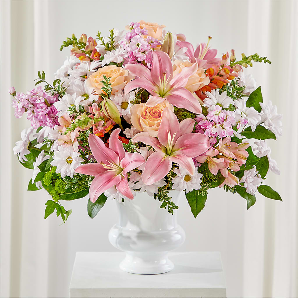 Heartfelt Gesture Urn Arrangement – Floral Creations, Mcadoo PA