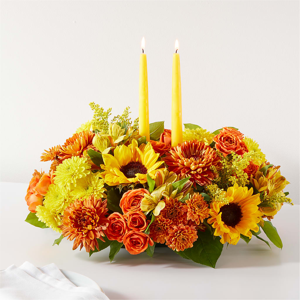 Autumn Harmony Centerpiece – Floral Creations, Mcadoo PA