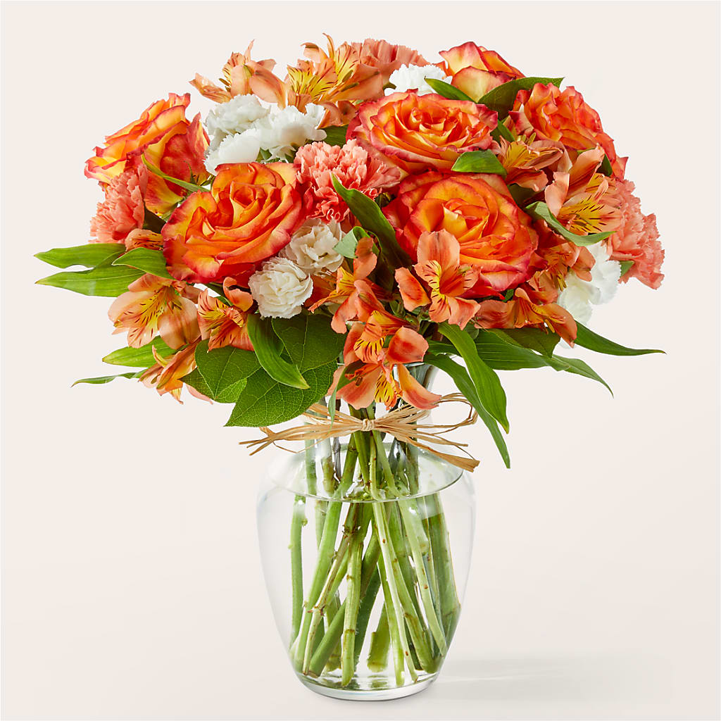 Apricot Glow Bouquet – Floral Creations, Mcadoo PA