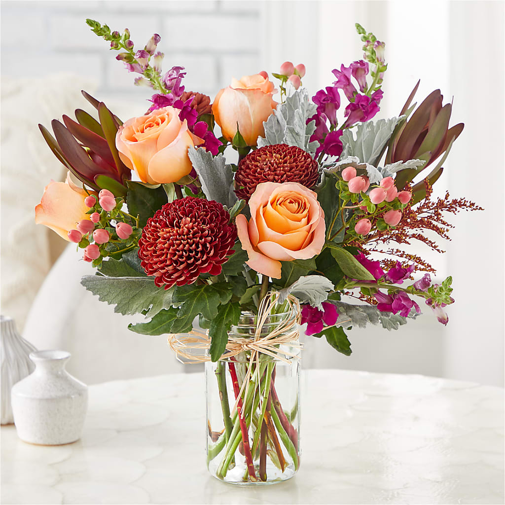 Moody Hues Bouquet – Floral Creations, Mcadoo PA