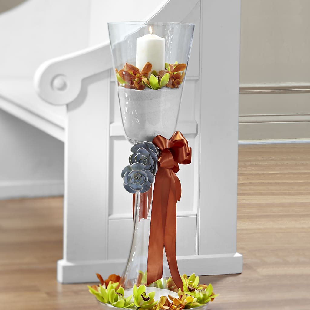 Matrimony Pew Decor – Floral Creations, Mcadoo PA