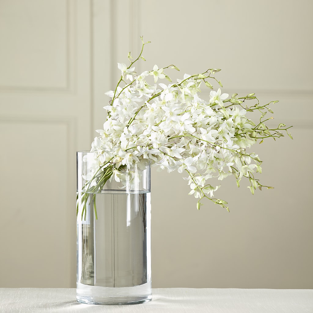 White Dendrobium Bouquet – Floral Creations, Mcadoo PA