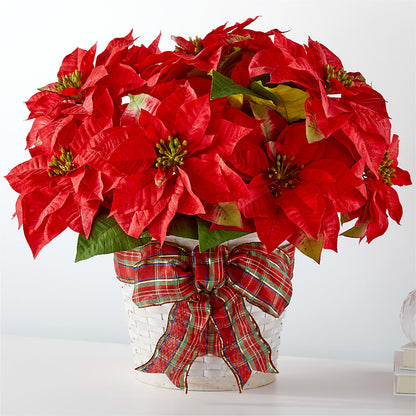 Happiest Holidays Poinsettia –  Floral Creations, Mcadoo PA