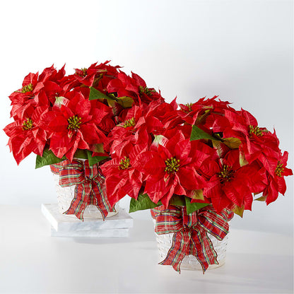 Happiest Holidays Poinsettia Bundle –  Floral Creations, Mcadoo PA