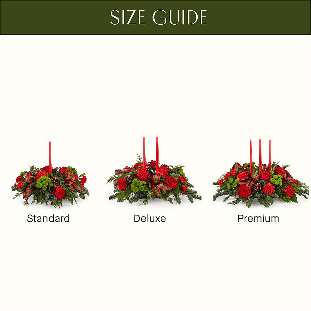By the Candlelight Centerpiece –  Floral Creations, Mcadoo PA