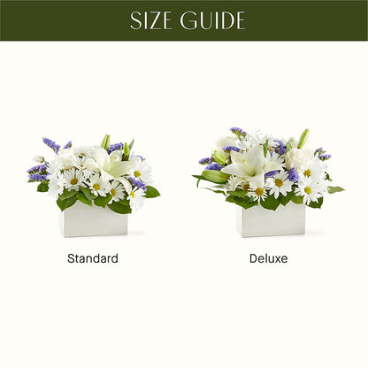 Beyond Blue Box Bouquet –  Floral Creations, Mcadoo PA