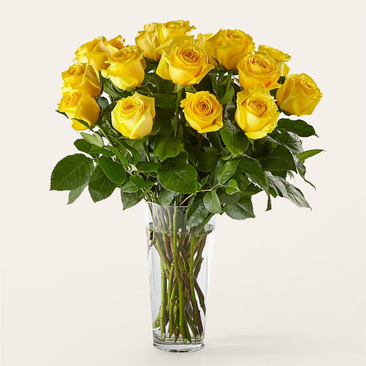 Long Stem Yellow Rose Bouquet –  Floral Creations, Mcadoo PA