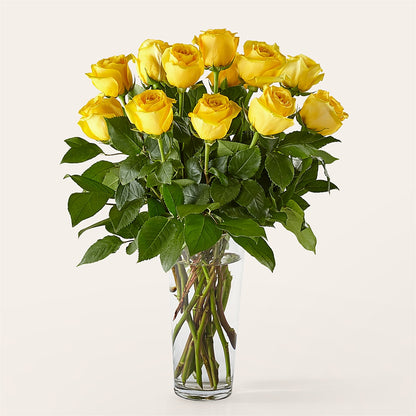 Long Stem Yellow Rose Bouquet –  Floral Creations, Mcadoo PA