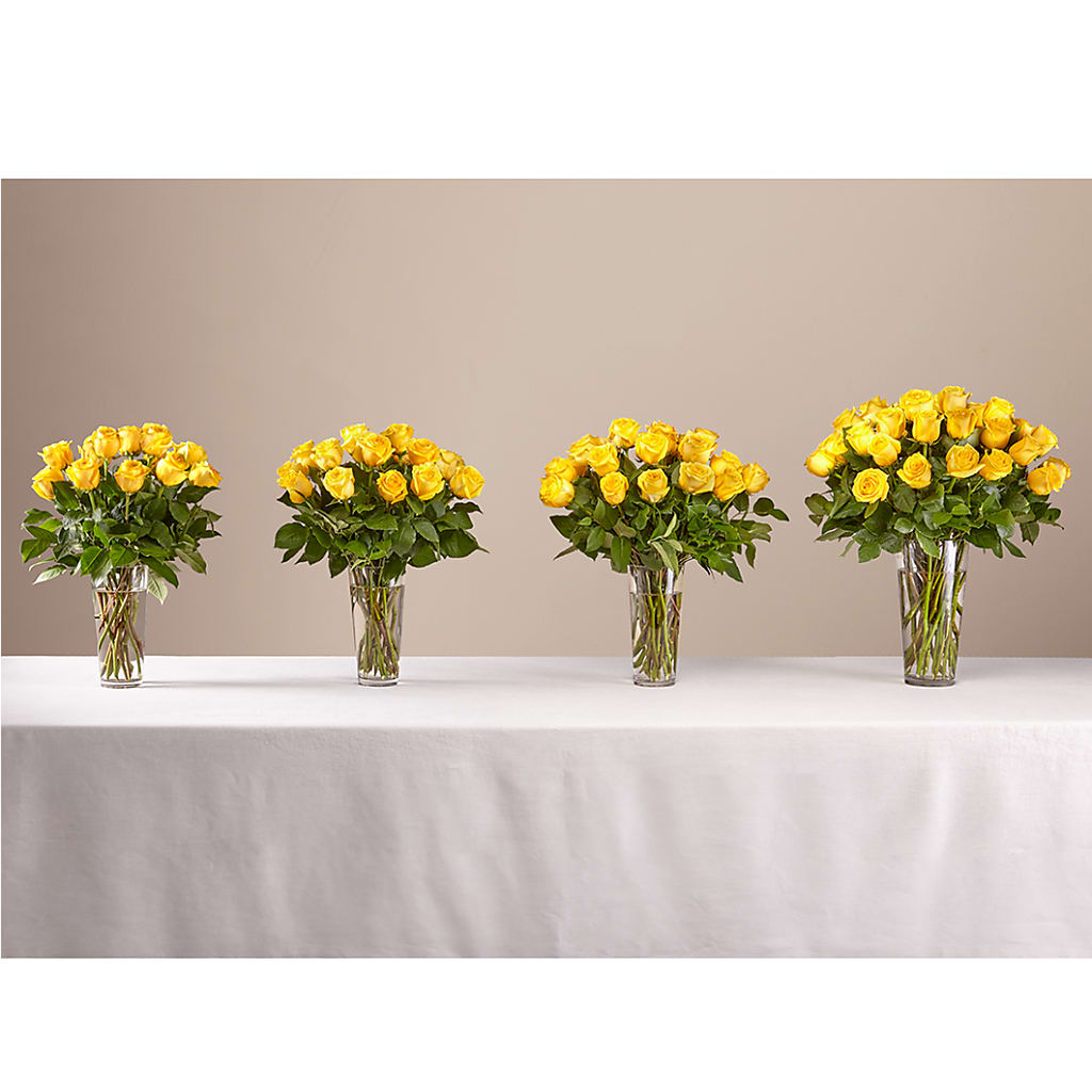 Long Stem Yellow Rose Bouquet –  Floral Creations, Mcadoo PA