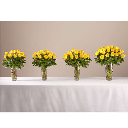 Long Stem Yellow Rose Bouquet –  Floral Creations, Mcadoo PA