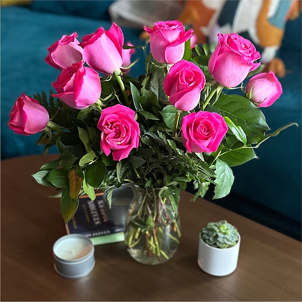 Long Stem Pink Rose Bouquet –  Floral Creations, Mcadoo PA