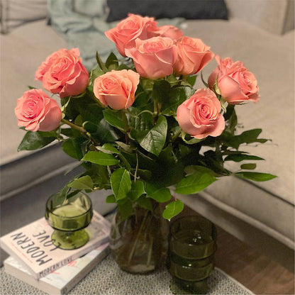 Long Stem Pink Rose Bouquet –  Floral Creations, Mcadoo PA