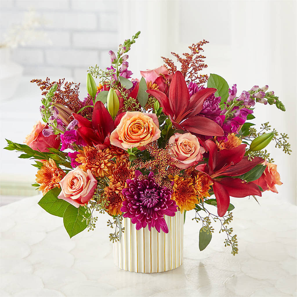 Burgundy Landscape Bouquet –  Floral Creations, Mcadoo PA