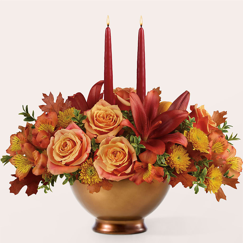 Harvest Table Centerpiece –  Floral Creations, Mcadoo PA