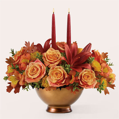 Harvest Table Centerpiece –  Floral Creations, Mcadoo PA