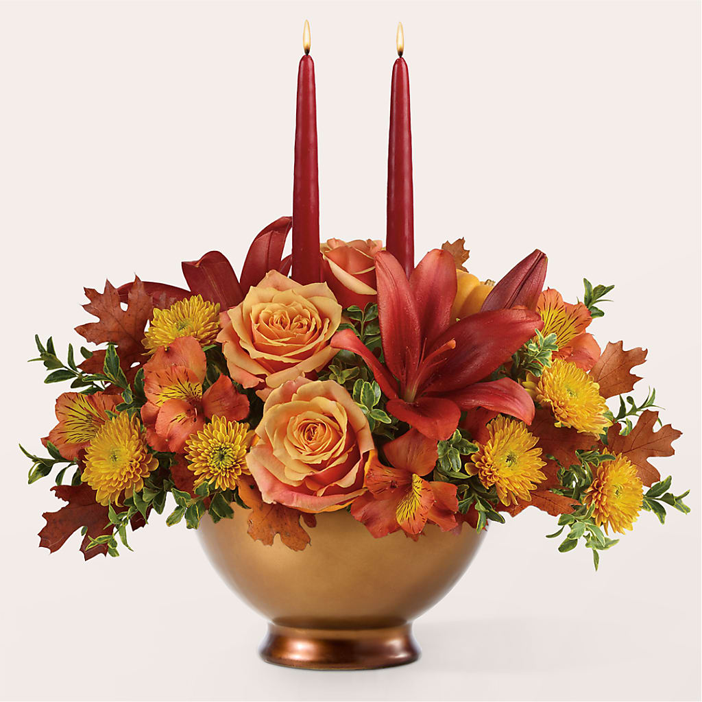 Harvest Table Centerpiece –  Floral Creations, Mcadoo PA