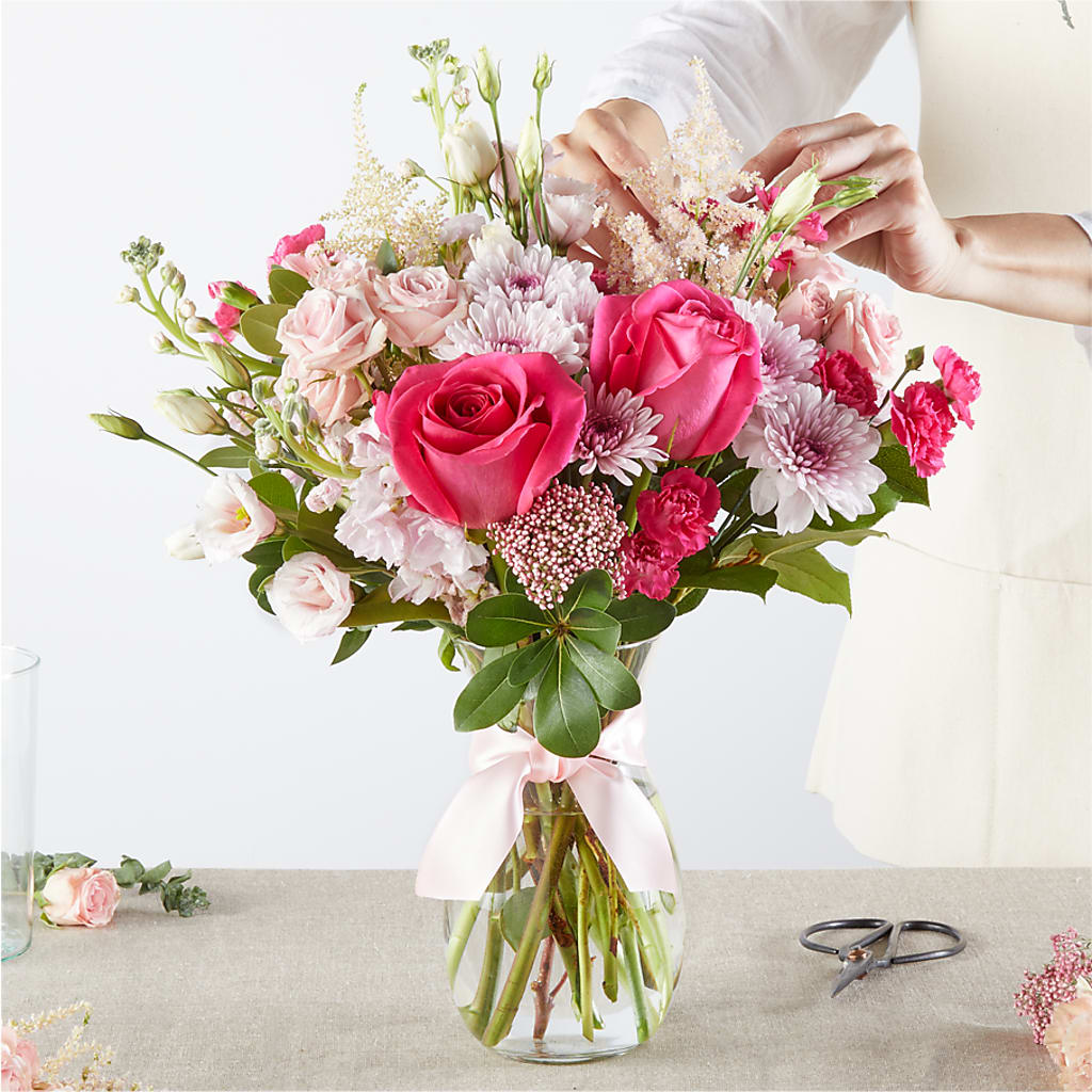 Pink Ribbon - A Florist Original –  Floral Creations, Mcadoo PA