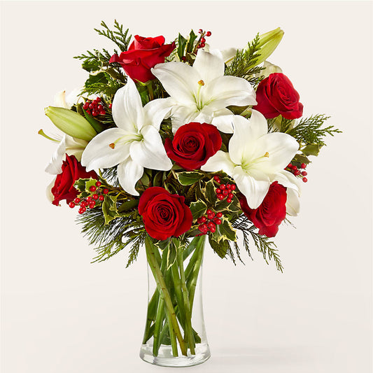 Sparkling Snowflakes Bouquet –  Floral Creations, Mcadoo PA