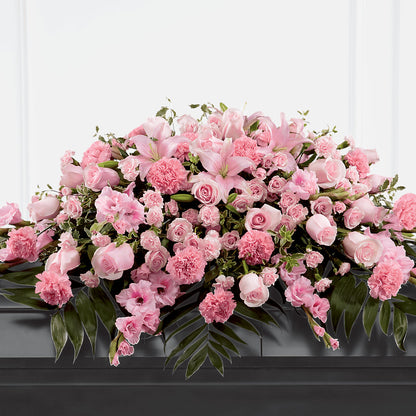 Garden of Comfort Casket Spray (Standard) –  Floral Creations, Mcadoo PA