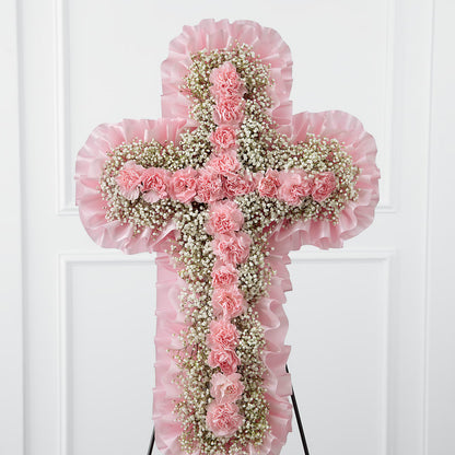 Angel's Cross Easel –  Floral Creations, Mcadoo PA
