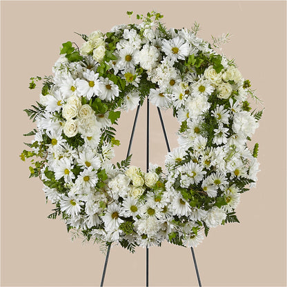 Faithful Wishes Wreath –  Floral Creations, Mcadoo PA
