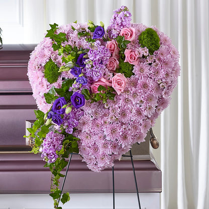 Treasured Love Standing Heart –  Floral Creations, Mcadoo PA