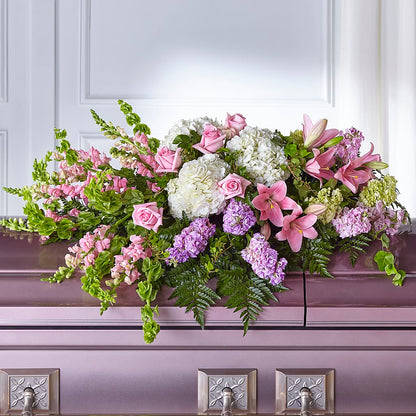 Life's Gratitude Casket Spray –  Floral Creations, Mcadoo PA