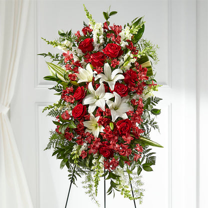 Everlasting Memory Standing Spray –  Floral Creations, Mcadoo PA