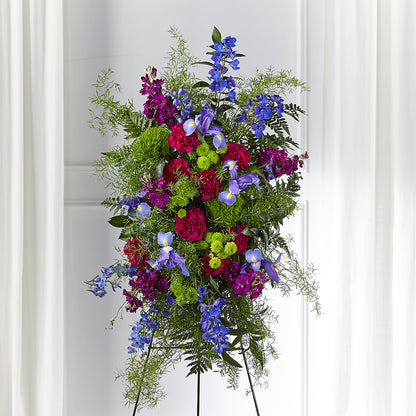 Heavenly Skies Standing Spray –  Floral Creations, Mcadoo PA
