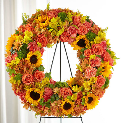 Autumnal Memories Wreath (Standard) –  Floral Creations, Mcadoo PA