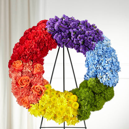 Circle of Love Wreath –  Floral Creations, Mcadoo PA