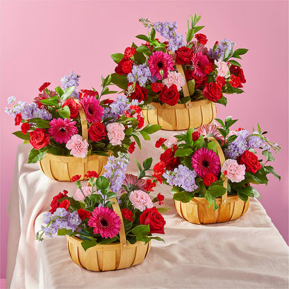 Pink Picnic Basket –  Floral Creations, Mcadoo PA